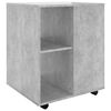 vidaXL rulleskab 60x53x72 cm konstrueret tr&aelig; betongr&aring;