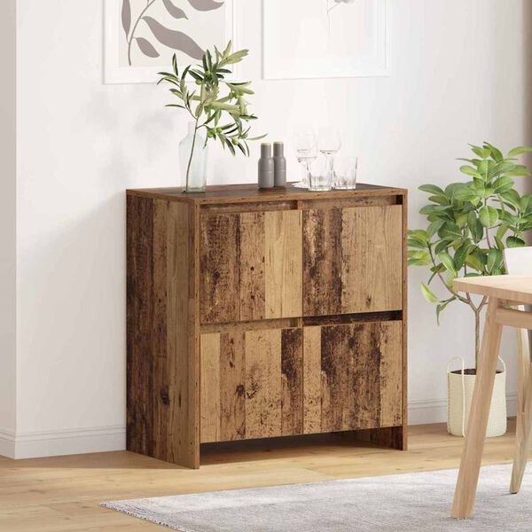 vidaXL Sideboard Gammelt tr&aelig; 70 x 41 x 75 cm Konstrueret tr&aelig;