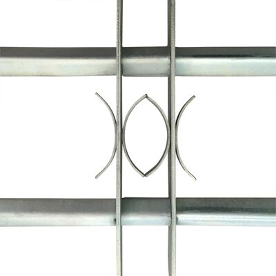 vidaXL gitter til vinduer med 2 tværstænger justerbart 1000-1500 mm