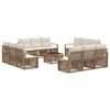 vidaXL Havesofa S&aelig;t 13 stk. Beige polyrattan