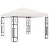 vidaXL pavillon 3x3 m stof cremefarvet