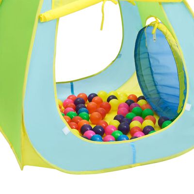 vidaXL legetelt med 350 bolde flerfarvet