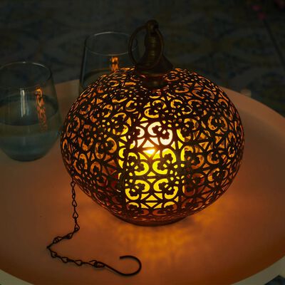 Luxform LED-havelampe Oriental Tarsus antik bronzefarve