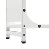 vidaXL br&aelig;ndestativ 90x28x90 cm koldvalset st&aring;l hvid