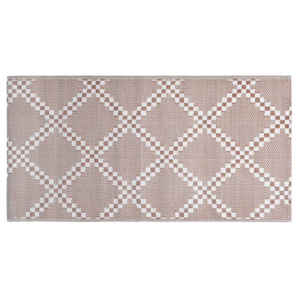 vidaXL udendørstæppe ARAKIL 120x180 cm PP brun