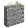 vidaXL gabion-højbed 90x30x90 cm galvaniseret stål