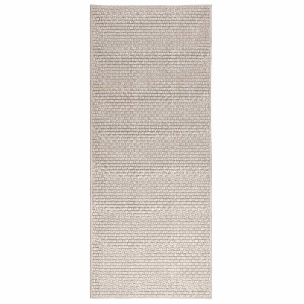 vidaXL Omr&aring;det&aelig;pper Rektangul&aelig;r HUARTE Creme 150 x 80 cm Polyester