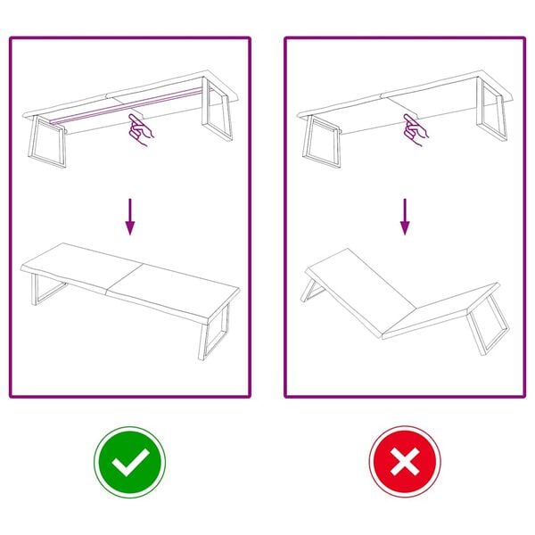 vidaXL v&aelig;ghylde 180x60x(2-6) cm ubehandlet massivt egetr&aelig;