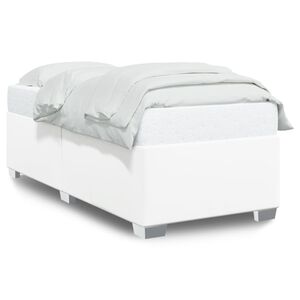 vidaXL sengeramme 90x190 cm kunstl&aelig;der hvid