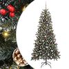vidaXL Kunstigt juletr&aelig; Gr&oslash;n 240 cm PVC og plastik og st&aring;l