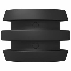 vidaXL Fodboldbord Puffere 3 x 3 x 2 cm Stang 16 pcs Sort 3 x 3 x 2 cm