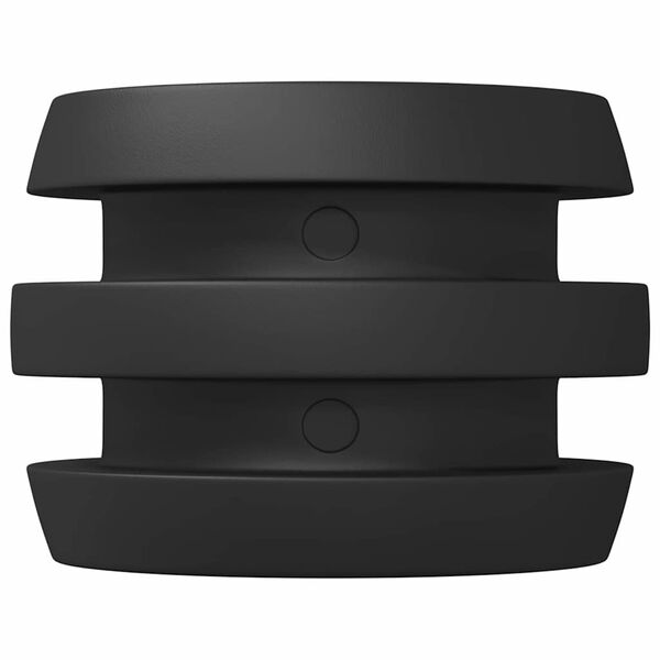 vidaXL Fodboldbord Puffere 3 x 3 x 2 cm Stang 16 pcs Sort 3 x 3 x 2 cm