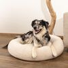 Beeztees hundeseng Jaxx 60x25 cm memoryskum beige