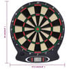 vidaXL elektronisk dartskive med dartpile polypropylen sort
