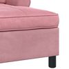 vidaXL Chaise Lounge med pude Lyser&oslash;d 91 x 157 x 91 cm Fl&oslash;jl