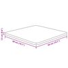 vidaXL firkantet bordplade 50x50x1,5 cm behandlet massivt eg lysebrun