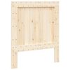 vidaXL sengegavl 90x104 cm massivt fyrretr&aelig;