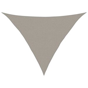 vidaXL solsejl 2,5x2,5x3,5 m 160 g/m&sup2; trekantet HDPE lysegr&aring;