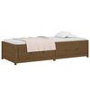 vidaXL daybed 90x200 cm massivt fyrretræ gyldenbrun