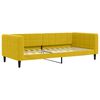 vidaXL daybed med madras 90x200 cm velour gul