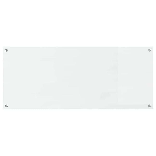 vidaXL K&oslash;kken bagv&aelig;g Transparent 120 x 50 cm h&aelig;rdet glas