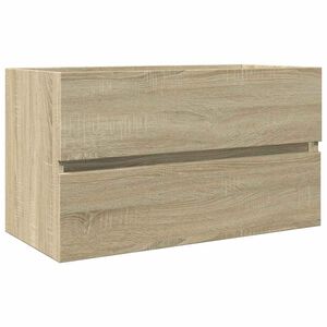 vidaXL vaskeskab 80x38,5x45 cm konstrueret tr&aelig; sonoma-eg
