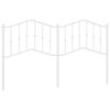 vidaXL udskiftningsgavl 180 cm metal hvid