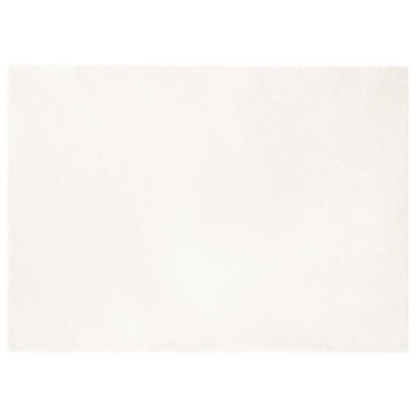 vidaXL Faux Kanin Pels T&aelig;ppe Olite Creme 200 x 280 cm Polyester