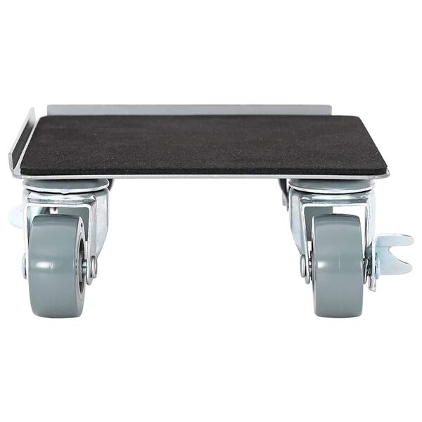 vidaXL m&oslash;belruller 4 stk. med l&oslash;fteanordning 13,5x13,5x6 cm st&aring;l 1300 kg