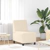 vidaXL | Modulsofa enhed uden arme | Creme 55 x 74 x 82 cm Corduroy stof