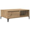 vidaXL Sofabord artisan eg 90 x 60 x 35 cm Konstrueret tr&aelig;