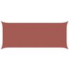 vidaXL Solskygge sejl Terrakotta 2,5 x 6 m 100% polyester Oxford