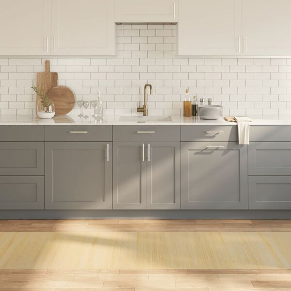 vidaXL gulvt&aelig;ppe 70x300 cm rektangul&aelig;r bambus lys naturfarvet