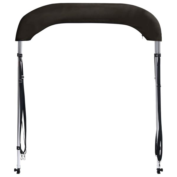 vidaXL biminitop med 2 buer 150x120x110 cm sort