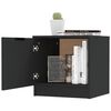 vidaXL sengebord 40x39x40 cm 2 stk. sort