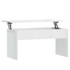 vidaXL sofabord 102x50,5x52,5 cm konstrueret tr&aelig; hvid h&oslash;jglans