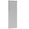 vidaXL Persienner med gardiner S&oslash;lv 220 x 75 cm Aluminium