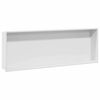 vidaXL Bruse Niche Hvid 90 x 30 x 9,5 cm Rustfrit st&aring;l