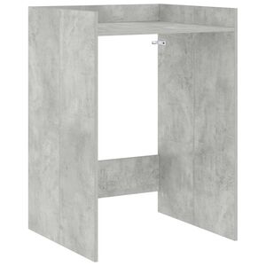 vidaXL Vaskemaskine Skab Betongr&aring; 67,5 x 62 x 97 cm Konstrueret tr&aelig;