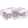 vidaXL sofas&aelig;t til haven 10 dele med hynder polyrattan akacietr&aelig; beige