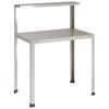 vidaXL Plantebord 80 x 50 x 104 cm Rustfrit st&aring;l S&oslash;lv