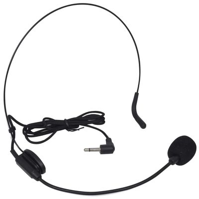vidaXL modtager med 1 trådløs mikrofon og 1 trådløst headset VHF