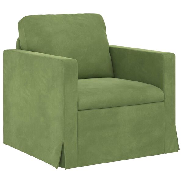 vidaXL Sofa Lys gr&oslash;n Samlede dimensioner: 78 x 78 x 80 cm (B x D x H)