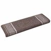 vidaXL Selvkl&aelig;bende Trappem&aring;tter 15 stk. 65 x 21 x 4 cm Non-Slip Brun