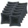 vidaXL Pude med pude HEERLEN 12 stk. Antracit PV Fleece