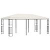 vidaXL pavillon 3x6 m stof cremefarvet