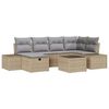 vidaXL Sofa S&aelig;t 6 stk. polyrattan