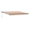 vidaXL Markiseduge Flerfarvet 400 &times; 350 cm Polyester
