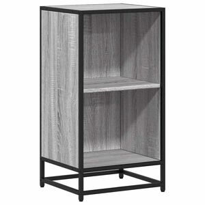 vidaXL bogreol 40x35x76 cm konstrueret tr&aelig; gr&aring; sonoma-eg