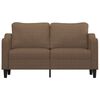 vidaXL 2-personers sofa 140 cm stof brun